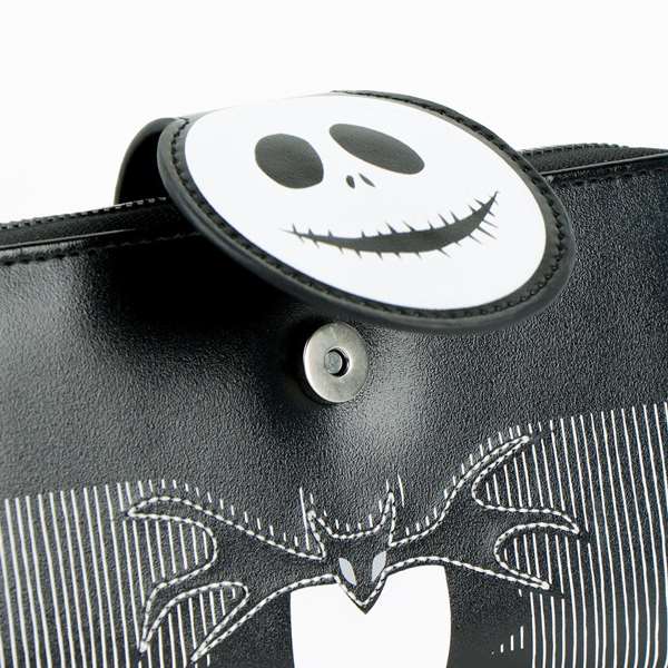 Cerdá Cartera Nightmare Before Christmas en Polipiel Negra